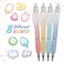 Scentco Simply Delightful Smens Patented Gourmet Scented Black Gel Ink Pens Medium Point 8 Count Fun Cute Cool Smelly Pens for Kids