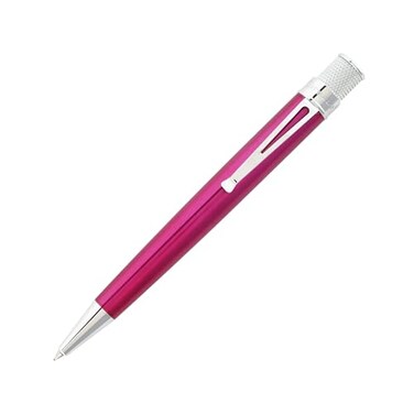 Retro 51 Tornado Classic Lacquer Pink Rollerball Pen