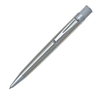 Retro 51 Retro 1951 Tornado Rollerball Pen Stainless Steel VRR1315