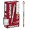 Uni-Ball uniball uniball Vision Elite Rollerball Pens with 08mm Bold Point Red 12 Count