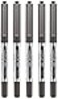 Uni-Ball uniball Eye Micro UB150 Rollerball Pens Black Pack of 5