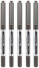 Uni-Ball uniball Eye Micro UB150 Rollerball Pens Black Pack of 5