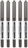 Uni-Ball uniball Eye Micro UB150 Rollerball Pens Black Pack of 5