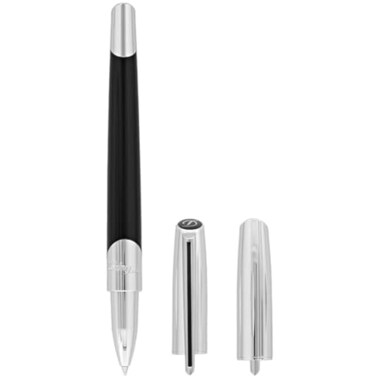 Stratton Essential Supply ST Dupont Dfi Millennium SilverBlack Rollerball Pen