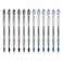 Uni-Ball UniBall Vision Elite Rollerball Pens Bold Point 08mm Black Blue Ink 12 Pack 6 Black 6 Blue Fraud Water Resistant uni Super Ink AirplaneSafe