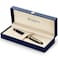 Waterman Expert Rollerball Pen Gloss Black with 23k Gold Trim Fine Point Black Ink Luxury Pen in Gift Box Great Gift for Coworker