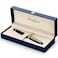 Waterman Expert Rollerball Pen Gloss Black with 23k Gold Trim Fine Point Black Ink Luxury Pen in Gift Box Great Gift for Coworker