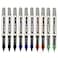 Uni-Ball uniball EYE UB157E Rollerball Pens 07mm Nib Pack of 10 3 x Black 3 x Blue 2 x Red 2 x Green