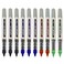 Uni-Ball uniball EYE UB157E Rollerball Pens 07mm Nib Pack of 10 3 x Black 3 x Blue 2 x Red 2 x Green