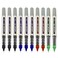 Uni-Ball uniball EYE UB157E Rollerball Pens 07mm Nib Pack of 10 3 x Black 3 x Blue 2 x Red 2 x Green