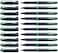Schneider One Business Rollerball Pen 06 mm UltraSmooth Tip Blue Barrel Green Ink Box of 10 Pens 183004