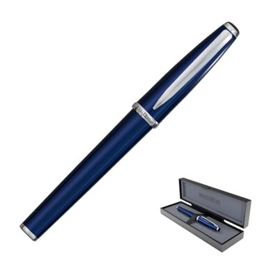 Monteverde USA Aldo Domani Rollerball Pen Blue Smooth Writing Italian Craftsmanship