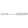 Sheaffer 100 White Lacquer Fountain Pen with Chrome Trim and Medium Nib