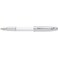 Sheaffer 100 White Lacquer Fountain Pen with Chrome Trim and Medium Nib