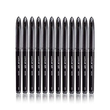 Uni-Ball UniBall AIR Micro 05mm Fine Rollerball Pack of 12 Black