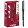 Uni-Ball Uniball Vision Rollerball Pen 12 Pack Black Pens 05mm Micro Tip Size Smooth Writing Japanese Pens School Supplies