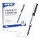 EYEYE 07mm Blue Pens Roller Ball 12 Pack Medium Point Rollerball Pen Quick Dry Liquid Ink Pens Fine Point Smooth Writing Pen for Journaling Note Taking Office School Supplies