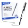 EYEYE Black Rollerball Pens 12 Pack 07mm Medium Point Roller Ball Pen Quick Dry Liquid Ink Pens Fine Point Smooth Writing Pen for Journaling Note Taking Office School Supplies