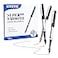 EYEYE Liquid Ink Rollerball Pens 07mm Medium Point Roller Ball Pen 12 Pack 3 Colors Quick Dry Ink Pens Fine Point Smooth Writing Pen for Journaling Note Taking Office School Supplies