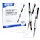 EYEYE Liquid Ink Rollerball Pens 07mm Medium Point Roller Ball Pen 12 Pack 3 Colors Quick Dry Ink Pens Fine Point Smooth Writing Pen for Journaling Note Taking Office School Supplies