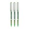 Uni-Ball uniball Eye UB157 07mm Roller Ball Pen Light Green Ink Pack of 3