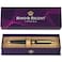 BondRegent Bond Regent 24 Karat Gold Luxury Rollerball Pen Fancy Executive Professional Writing Gift Set for Men Women Nice Pens Gloss Black