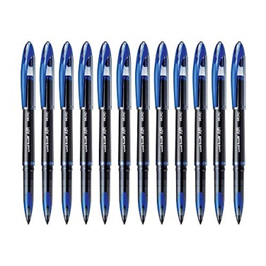 Uni-Ball UniBall AIR Micro 05mm Fine Rollerball Box of 12 Blue UBA188M