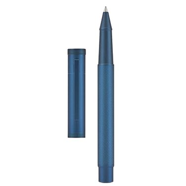 Asvine Hongdian Dark Blue Forest Rollerball Pen with Schmidt Black Ink Refill Classic Design with Metal Case for Business Signature