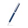 Sheaffer Intensity Engraved Translucent Blue Ballpoint Pen with Chrome Cap and Trim