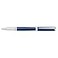 Sheaffer Intensity Engraved Translucent Blue Fountain Pen with Chrome Cap Trim and Medium Nib