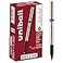 Uni-Ball Uniball Deluxe Rollerball Pens Fine Point 07mm Black 12 Count