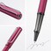 Lamy ALstar black purple Rollerball Pen pen with transparent ergonomic grip line width M lightweight aluminum body including rollerball refill M 63 in black