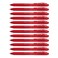 Pentel EnerGel X Retractable Liquid Gel Pen 07mm Metal Tip Red Ink Box of 12 BL107B