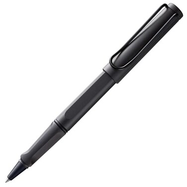Lamy safari umbra Rollerball Pen with ergonomic grip line width M for pleasant long writing made of robust ASA plastic including rollerball refill M 63 in blue