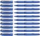 Schneider One Hybrid C Rollerball Pen 05 mm Hybrid Conical Tip Light Blue Barrel Blue Ink Box of 10 Pens 183203