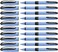 Schneider One Hybrid N Rollerball Pen 03 mm Hybrid Needle Tip Light Blue Barrel Black Ink Box of 10 Pens 183401