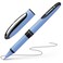 Schneider One Hybrid N Rollerball Pen 03 mm Hybrid Needle Tip Light Blue Barrel Black Ink Box of 10 Pens 183401