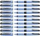 Schneider One Hybrid N Rollerball Pen 03 mm Hybrid Needle Tip Light Blue Barrel Black Ink Box of 10 Pens 183401