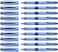 Schneider One Hybrid N Rollerball Pen 03 mm Hybrid Needle Tip Light Blue Barrel Blue Ink Box of 10 Pens 183403