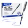 EYEYE Blue Rollerball Pens 07mm 25 Pack Liquid Ink Roller Ball Pen Medium Point Quick Dry Blue Ink Pens Fine Point Smooth Writing Pen for Journaling Note Taking Office School Supplies