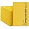 KTOB 85x12 100 Biodegradable Bubble Mailers25 Count 2 Compostable Padded Packaging Wrap Envelopes Pouches Eco Friendly Self Seal Bags