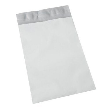 EcoSwift 100 4 x 6 White Small Poly Mailer Size 00 Self Sealing Envelopes Plastic Shipping Mailing Bags 4x6 17 mil