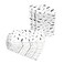 Boutique Marketing LLC False Eyelash Bubble Poly Mailers Cute for Makeup Lip Gloss LipStick Mascara Fake Lashes Self Sealing Padded Envelope Wide Lip Print Waterproof Shipping Pack of 25 Size 10 x 6