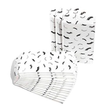 Boutique Marketing LLC False Eyelash Bubble Poly Mailers Cute for Makeup Lip Gloss LipStick Mascara Fake Lashes Self Sealing Padded Envelope Wide Lip Print Waterproof Shipping Pack of 25 Size 10 x 6