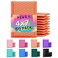 Yens Poly Bubble Mailers 4x8 50 Pack Orange Waterproof Self Seal Adhesive Shipping Bags Cushioning Padded Envelopes for Shipping Mailing Packaging Usable 4x7