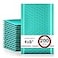 Fuxury Bubble Mailers 4x8 Inch Teal 200 Pack Padded Envelopes Usable Size 4x7 Thick Mailing Envelopes Bubble Opaque Padded Mailers Shipping Bags for Mailing Jewelry Makeup Small Business000