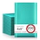 Fuxury Bubble Mailers 4x8 Inch Teal 200 Pack Padded Envelopes Usable Size 4x7 Thick Mailing Envelopes Bubble Opaque Padded Mailers Shipping Bags for Mailing Jewelry Makeup Small Business000