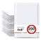 Fuxury Bubble Mailers 4x8 Inch White 200 Pack Padded Envelopes Usable Size 4x7 Thick Mailing Envelopes Bubble Opaque Padded Mailers Shipping Bags for Mailing Jewelry Makeup Small Business000