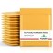 Fuxury Kraft Bubble Mailers 85x12 Inch 25 Pack Strong Adhesion Padded Envelopes 2Self Seal Bubble Envelopes Padded MailersBook Mailer Packaging for Small BusinessYellow
