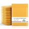 Fuxury Kraft Bubble Mailer 725x12 Inch 25 PackCD DVD MailersStrong Adhesion Padded EnvelopesSelf Seal Bubble Envelope Waterproof Cushioned Shipping Packaging for Small Business